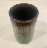 Crystalline Glaze Tumbler - green/brown
