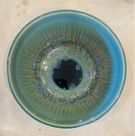 Crystalline Glaze Bowl - large blue/green