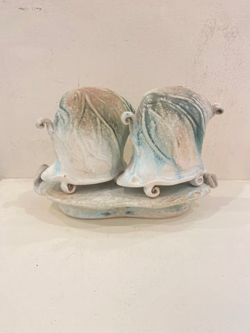 Salt & Pepper Shakers with Tray