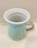 Crystalline Glaze Mug - white/green
