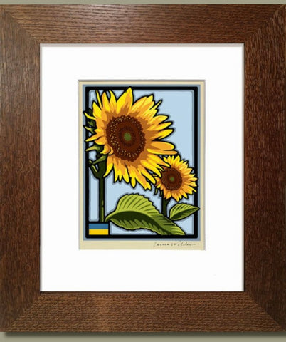 Giclee Framed - Ukraine Sunflower
