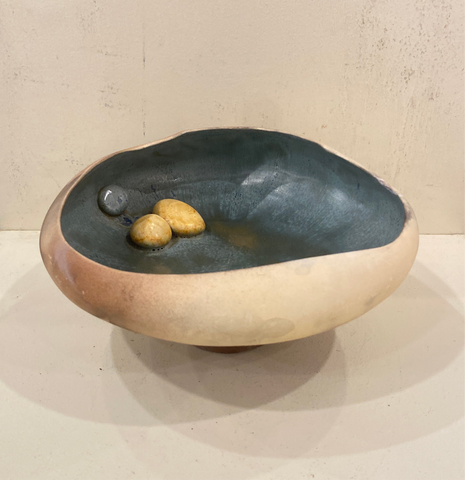 Pit Fired Bowl - “Cosmos Bowl”