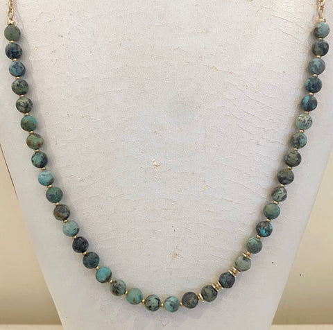 Necklace (African turquoise)