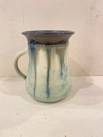 Crystalline Glaze Mug - green/brown