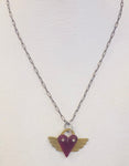 Necklace (winged heart)