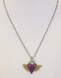 Necklace (winged heart)