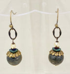 Earrings (pyrite hoop)