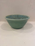 Crystalline Glaze Bowl - small blue/green
