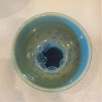 Crystalline Glaze Bowl - small blue/green