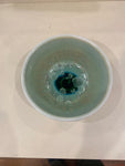 Crystalline Glaze Bowl - small white/green