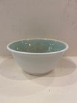 Crystalline Glaze Bowl - small white/green