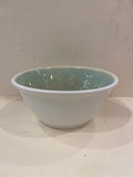 Crystalline Glaze Bowl - small white/green