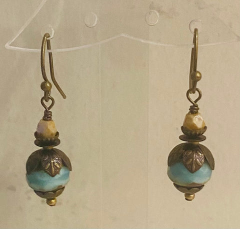 Earrings (Czech glass)