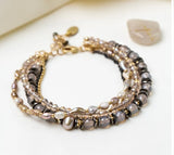 Bracelet (pearl/chalcedony)