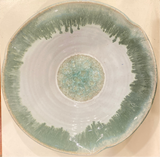 Nesting Bowl - glass geode center, large
