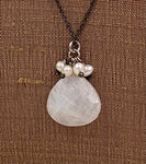 Necklace (moonstone/pearls)