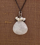 Necklace (moonstone/pearls)