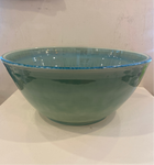 Crystalline Glaze Bowl - large blue/green