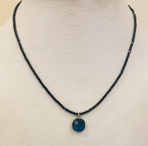 Necklace (blue quartz)