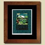 Giclee - House, Garden, Friends, Books